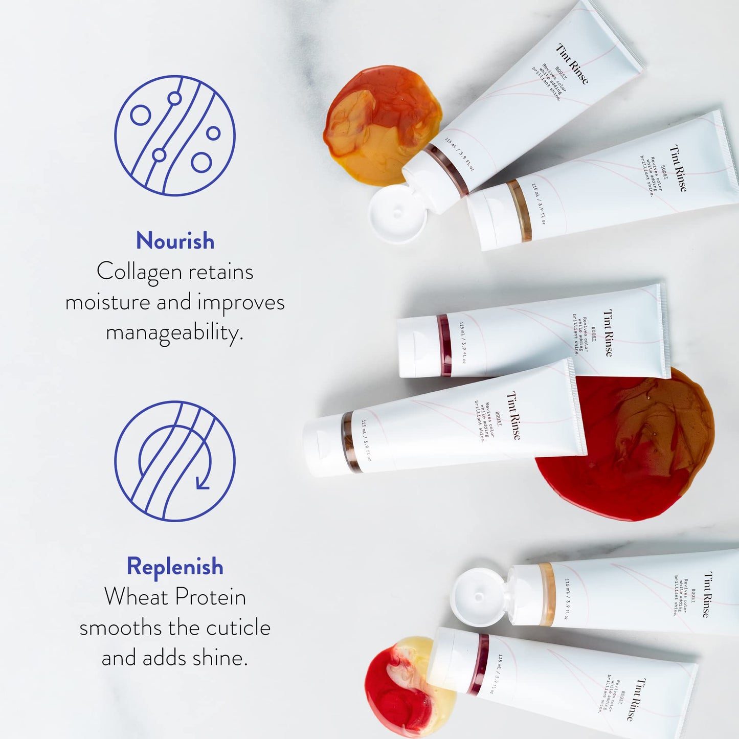eSalon Color Depositing Hair Color Booster Treatment - Tint Rinse Hair Toner & Enhancer - Professional-Grade Mask - Apply with Shampoo & Conditioner Beauty & Personal Care eSalon