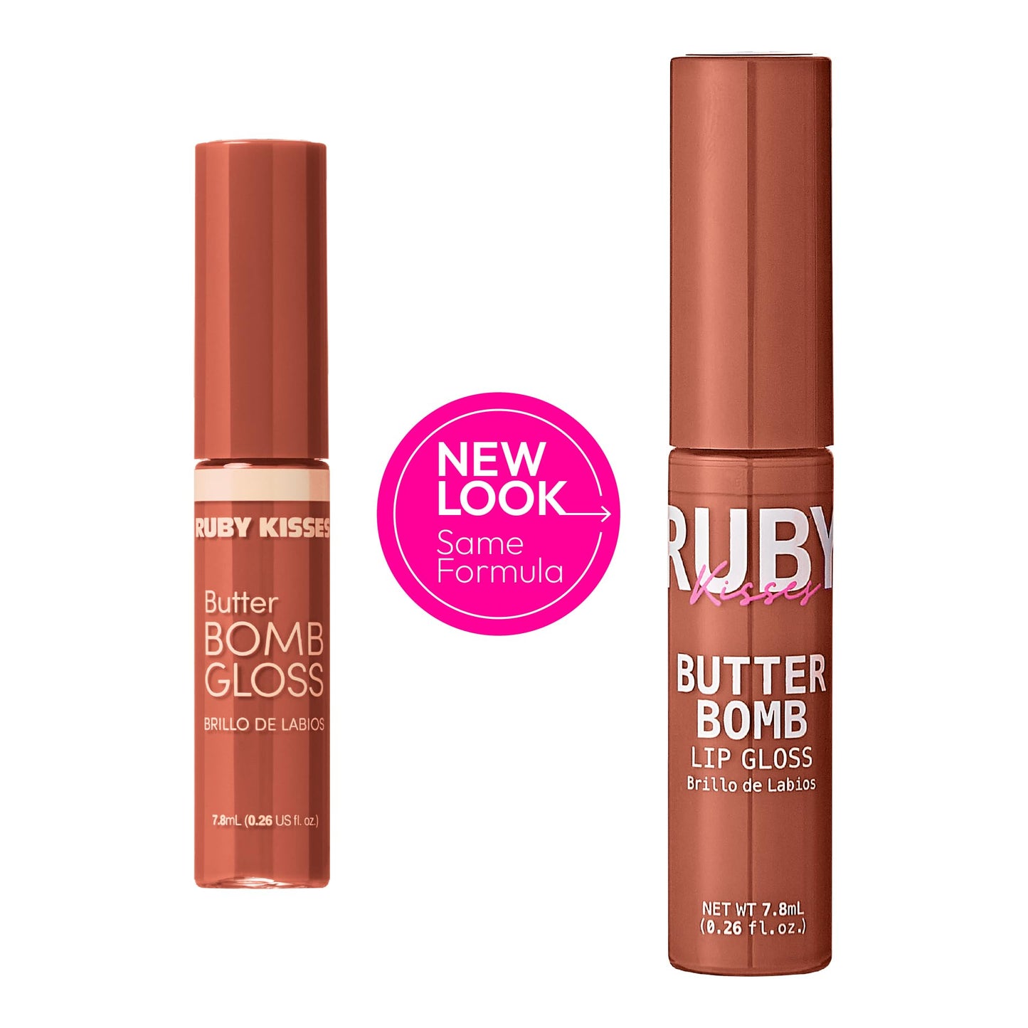 Ruby Kisses Butter Bomb Lip Gloss, High-Shine Non-Sticky Hydrating Plumping Beauty & Personal Care Ruby Kisses