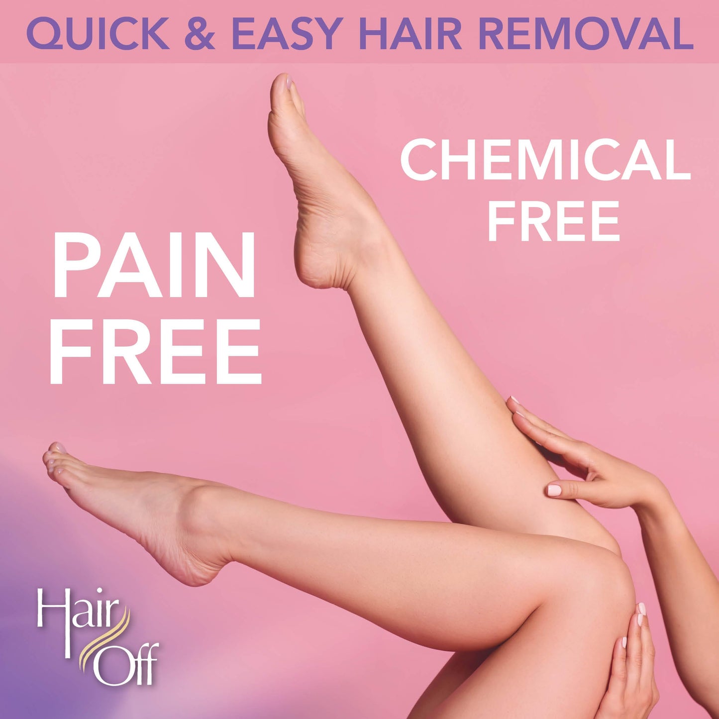 Hair Off Hair Remover Mitten - All-Natural, Painless & Chemical Free - Full Body Hair Removal - Slows & Lessens Regrowth - Exfoliates Skin (3 Mittens Beauty & Personal Care Hair Off