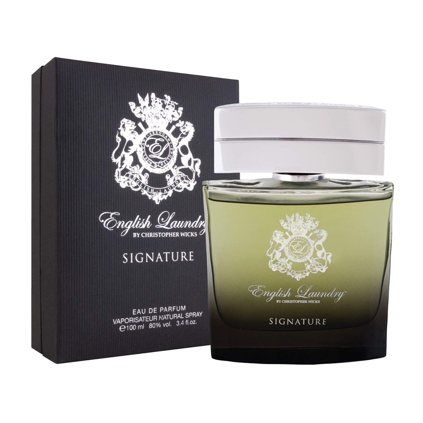 English Laundry Signature Eau de Parfum, 3.4 Fl Oz Beauty & Personal Care English Laundry