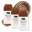 b.pure Moisturizing Bronzer Drops | Dark Gold | Tinted Face & Skin Glow Enhancer | 1 oz, 3-Pack Beauty & Personal Care b.pure