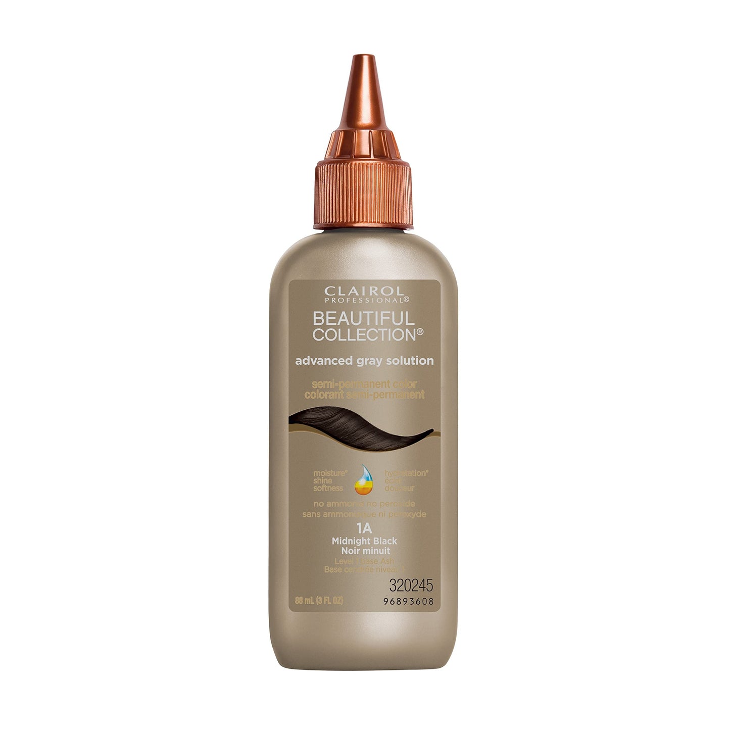 Clairol Professional Beautiful Collection Advanced Gray Solutions, 1A Midnight Black, 3 oz. - Packaging May Vary Beauty & Personal Care Clairol Professional