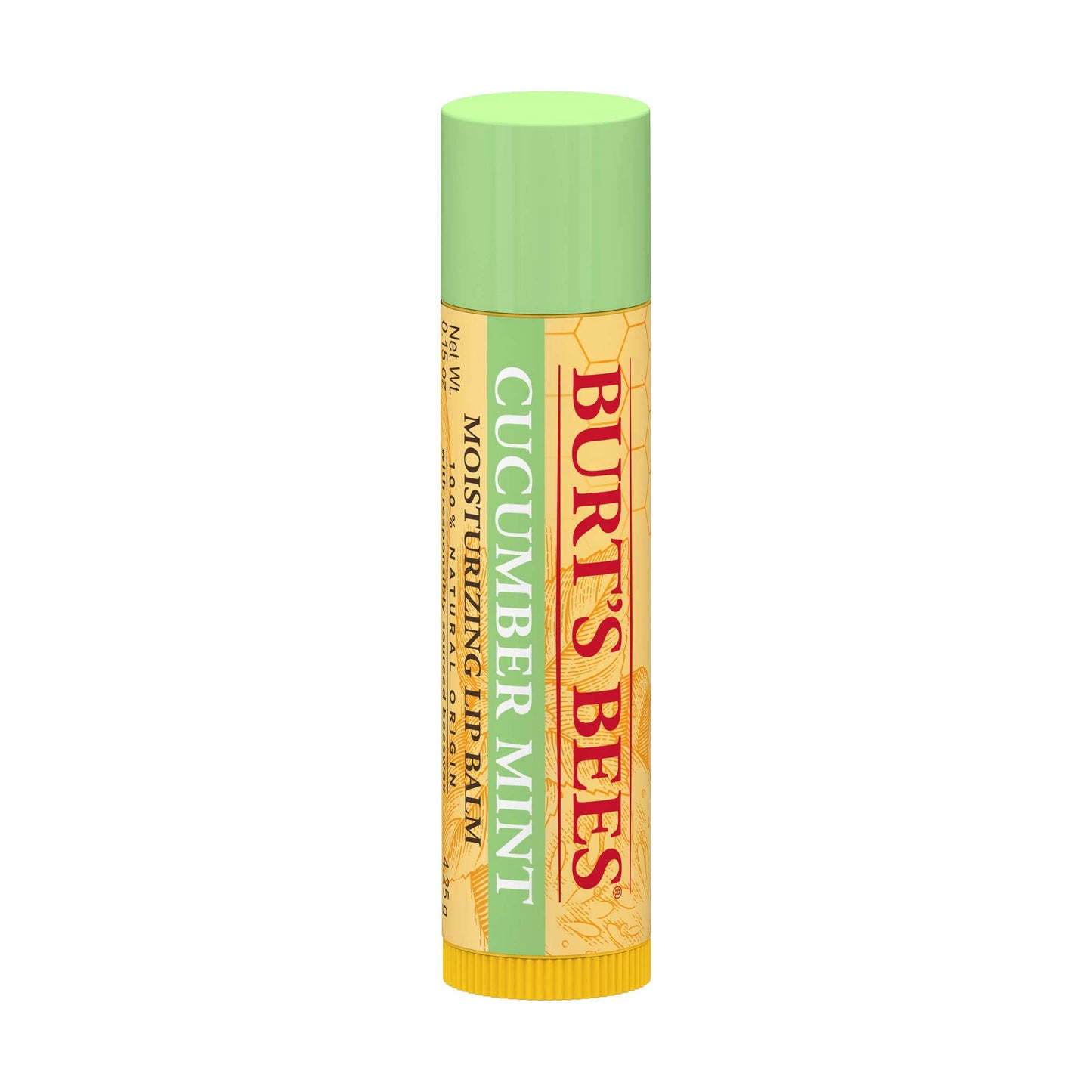 Burt's Bees Cucumber Mint Moisturizing Lip Balm for Women, Orange, 0.15 Oz Beauty and Personal Care Burt's Bees