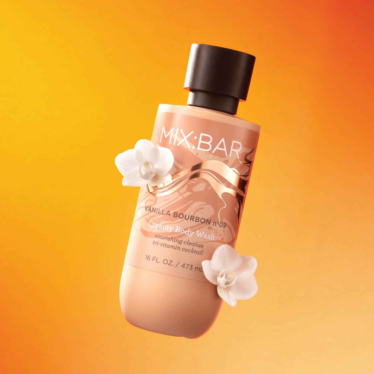 MIX:BAR Vanilla Bourbon Creamy Body Wash for Women, Hydrating & Moisturizing with Niacinamide, Panthenol & Vitamin C - Vegan, Sulfate Free, Paraben Beauty & Personal Care MIX:BAR