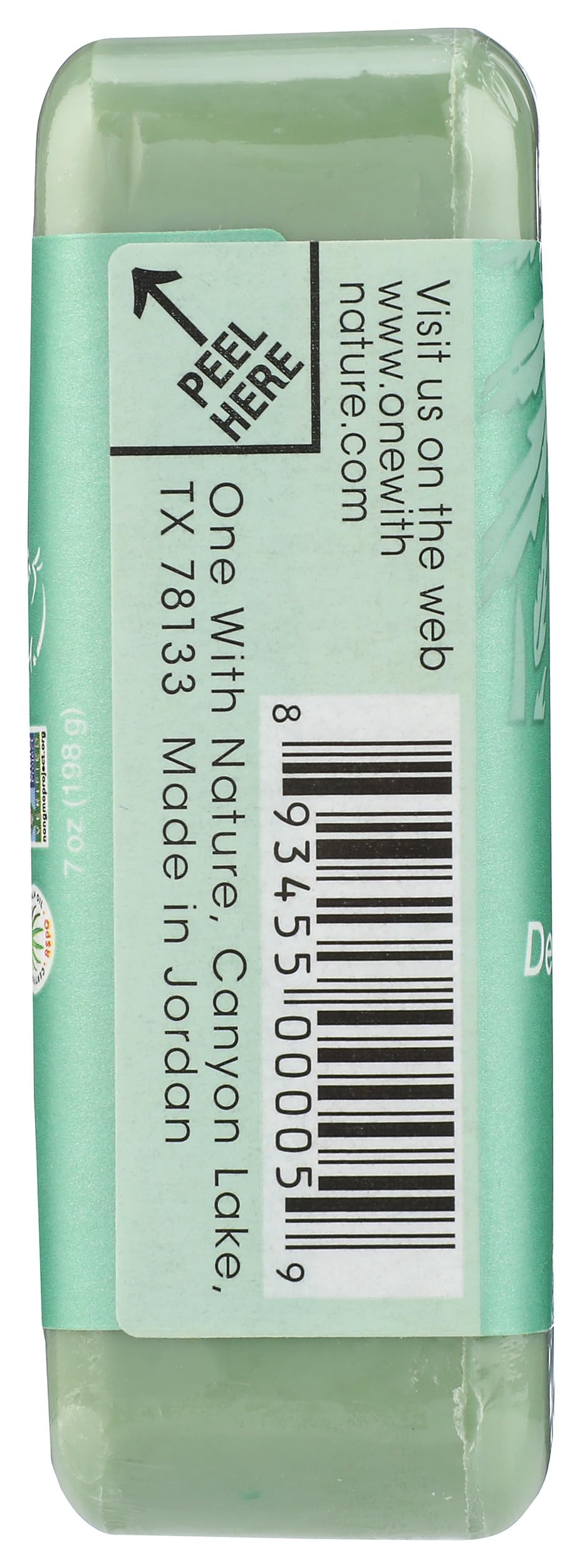 One With Nature Dead Sea Hemp Bar Soap, 7 OZ Beauty & Personal Care One With Nature