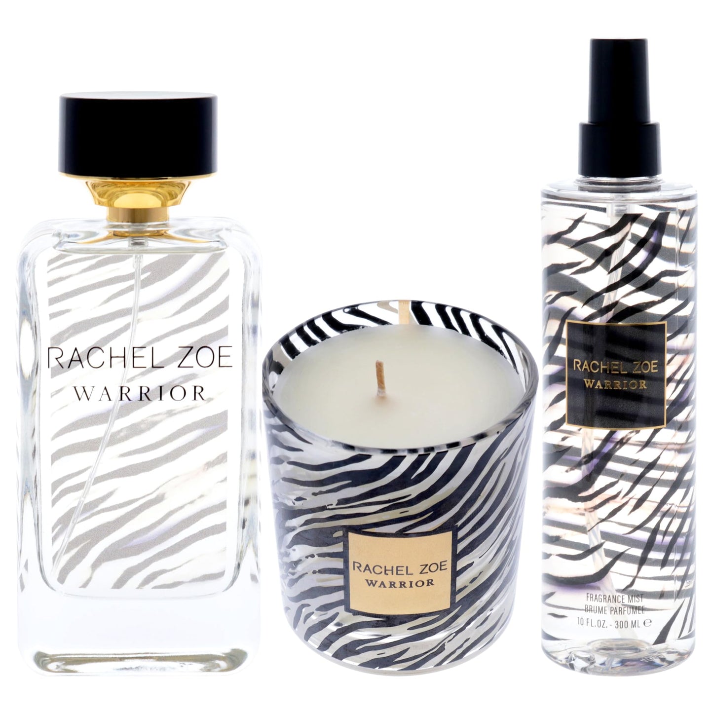 Rachel Zoe Warrior for Women - 3 Pc 3.4oz EDP Spray, 10oz Fragrance Mist, 6.3oz Candle Beauty & Personal Care Rachel Zoe