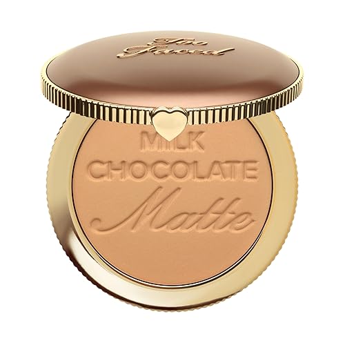 Too Faced Chocolate Soleil Matte Bronzer | Long Lasting + Cruelty Free with a Matte Finish, 0.28 Ounce, Milk Chocolate Beauty & Personal Care Too Faced