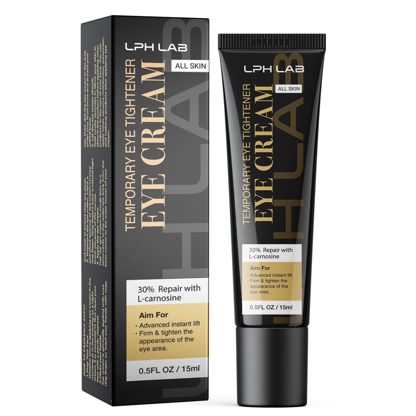 LPH LAB Temporary Eye Tightener Eye Cream, Instant Reduces Under-Eye Bags, Dark Circles&Puffiness, Anti Aging Fine Lines, Firm That Delicate Skin Beauty & Personal Care LPH LAB