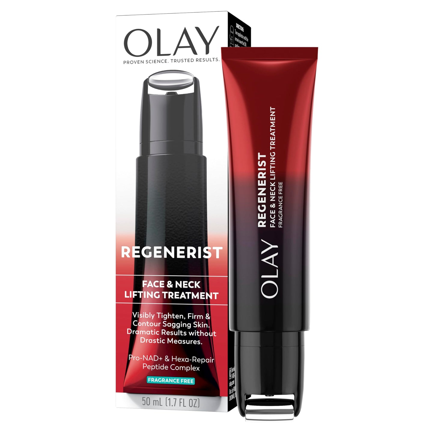 Olay Regenerist Neck and Face Roller, Neck Cream for Tightening and Firming, Anti-Aging Moisturizer for Women, Anti-Wrinkle Serum, Face Lift Cream Beauty & Personal Care Olay