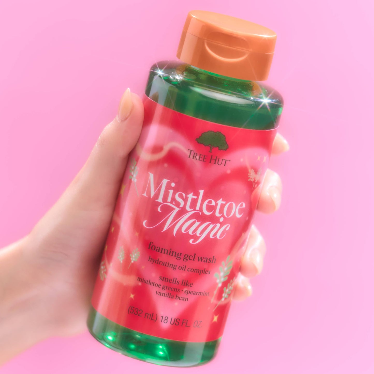 Tree Hut Mistletoe Magic Wash, Gently Cleanses and Leaves Skin Looking Fresh and Radiant, Body Wash, Limited Edition Holiday, 18 Fl Oz Beauty & Personal Care Tree Hut