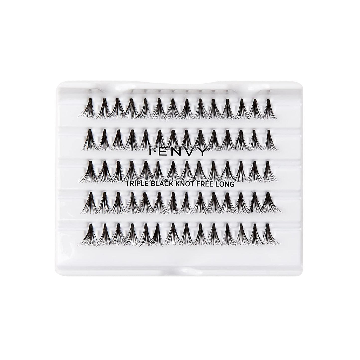 iENVY by KISS Triple Black Knot Free Individual Lash (Long) 3 Pack, 3 Times More Volume Beauty & Personal Care i•ENVY
