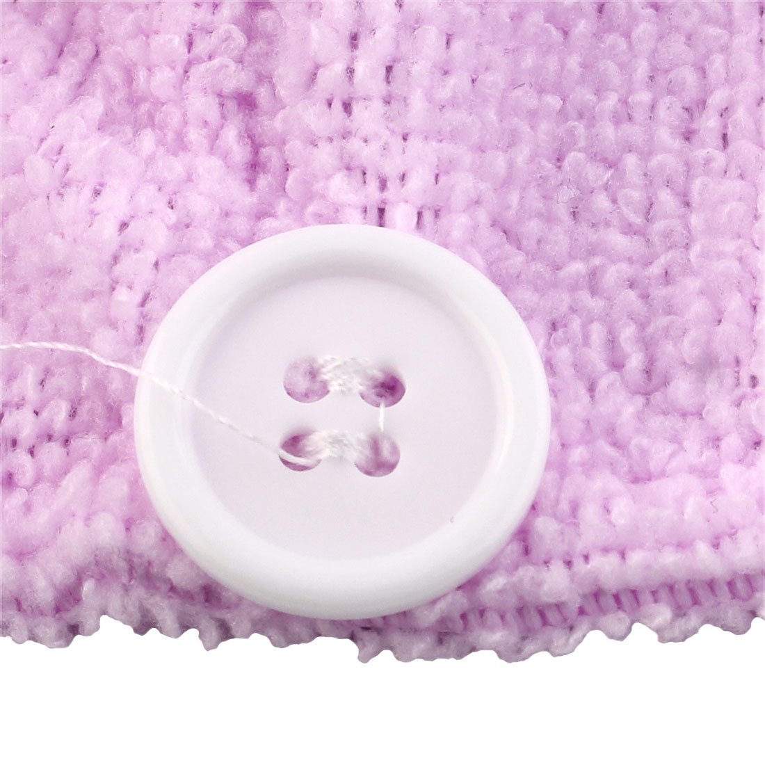 Ruilogod Bathroom Cartoon Spa Shower Water Absorbable Button Closure Dry Hair Cap Pink (id: b83 1e6 6e0 fb8 da3 Beauty and Personal Care Ruilogod