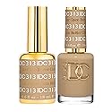 DND Gel Polish Set - 1 each of Beige Gel Polish and Beige Nail Polish, 313 Coco Butter, 0.5 Fl Oz Beauty & Personal Care DAISY DND