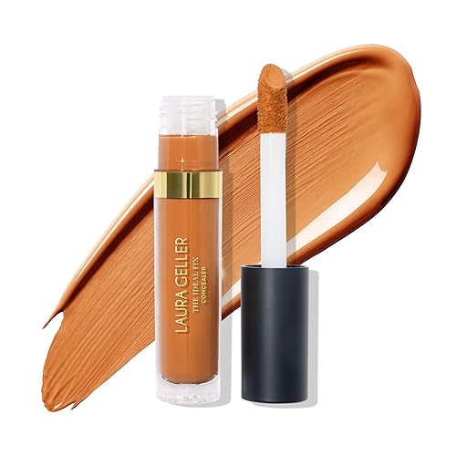 LAURA GELLER NEW YORK The Ideal Fix Concealer - Tan - Buildable Medium to Full Coverage Liquid Concealer - Covers Under Eye Dark Circles & Blemishes Beauty & Personal Care LAURA GELLER NEW YORK
