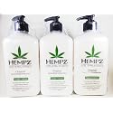 Hempz Original Herbal Moisturizer 17 Ounce Lotion 3 Pack Beauty & Personal Care Hempz