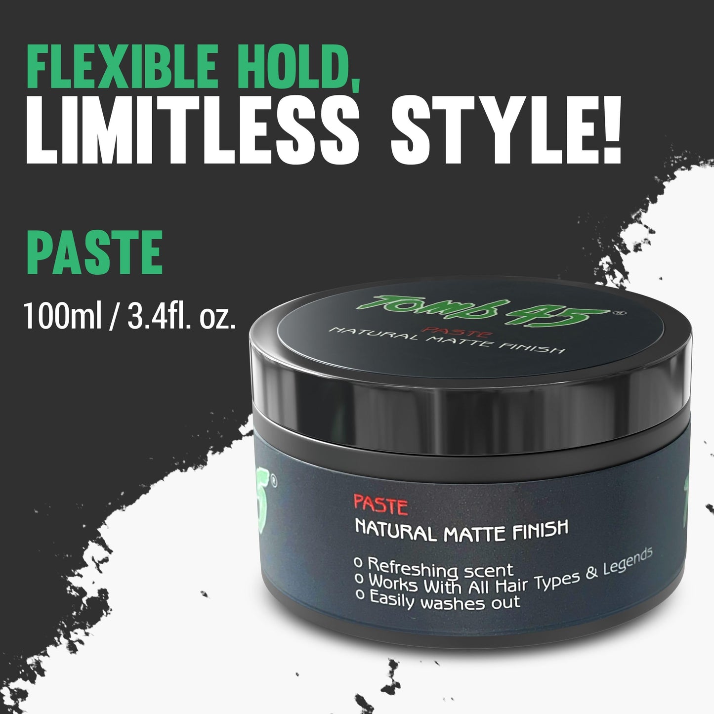 Tomb 45 Styling Paste for Men and Women - Medium Hold With a Matte Finish For All Hair Types Beauty & Personal Care Tomb 45