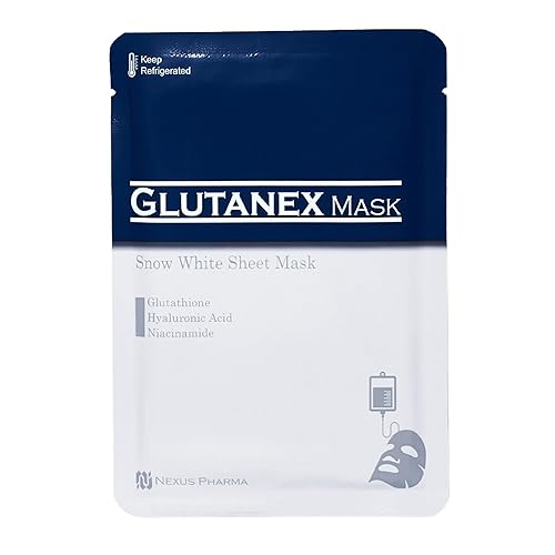 Glutanex Snow White Sheet Mask, 15 Sheets - Made In Korea Beauty & Personal Care Glutanex