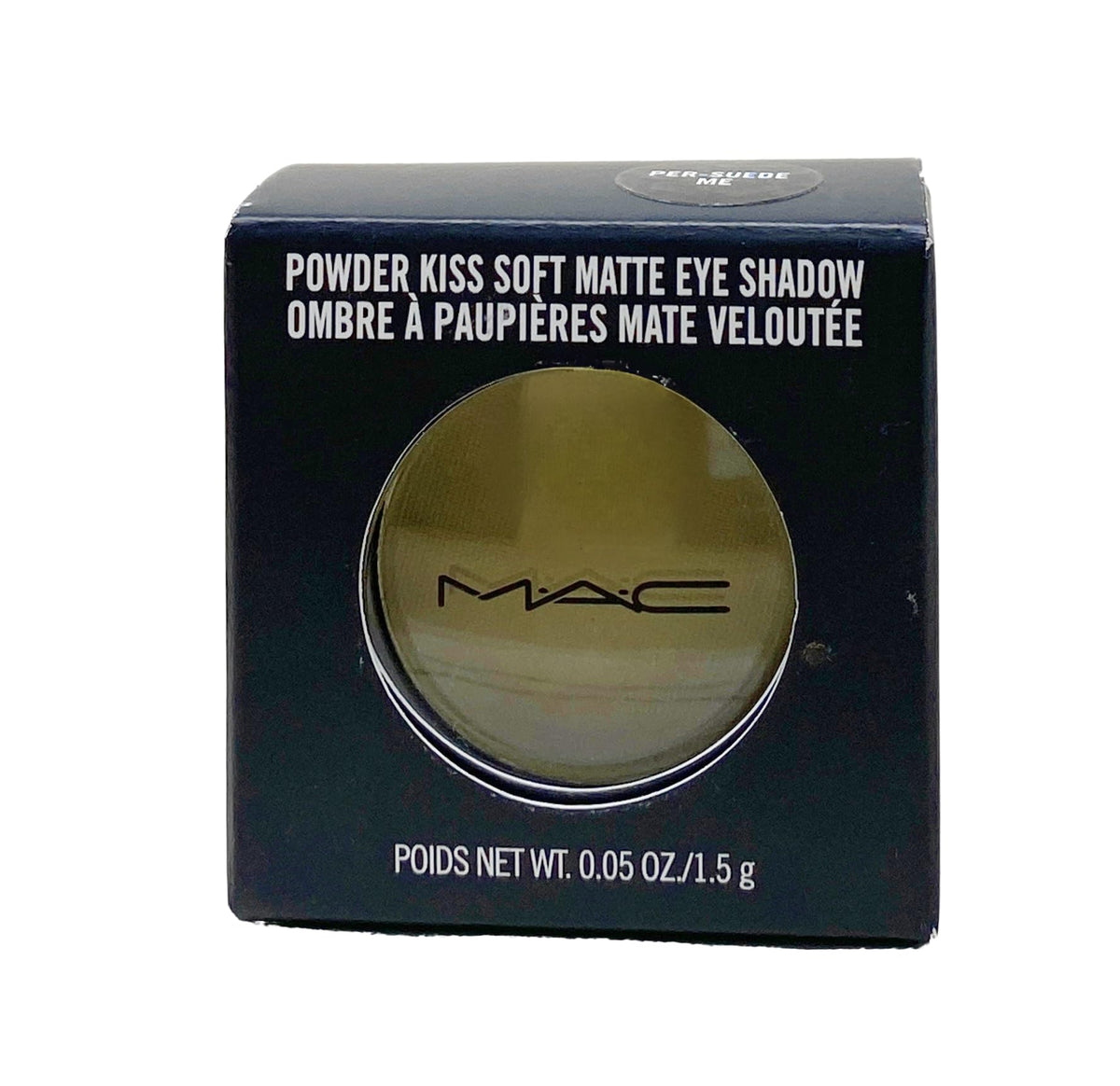 MAC Powder Kiss Soft Matte Eye Shadow - Per Suede Me (Pale acid green) .05 Oz / 1.5 g