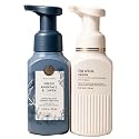 Bath & Body Works Fiji White Sands + Fresh Rainfall & Linen Foaming Hand Soap Set of 2 - Clean Tropical Linen Blend Beauty & Personal Care Bath & Body Works