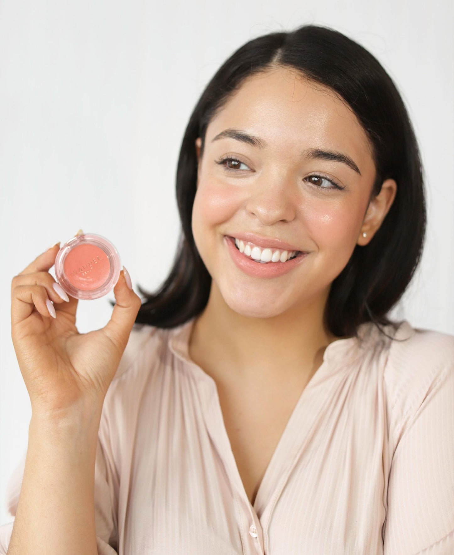 Wander Beauty Double Date Lip & Cheek - Suite Talker/Swipe - 4-in-1 Cream Blush & Tint - Blush, Moisturizer, Balm & Eye Gloss - Multitasking Eye Beauty and Personal Care Wander Beauty