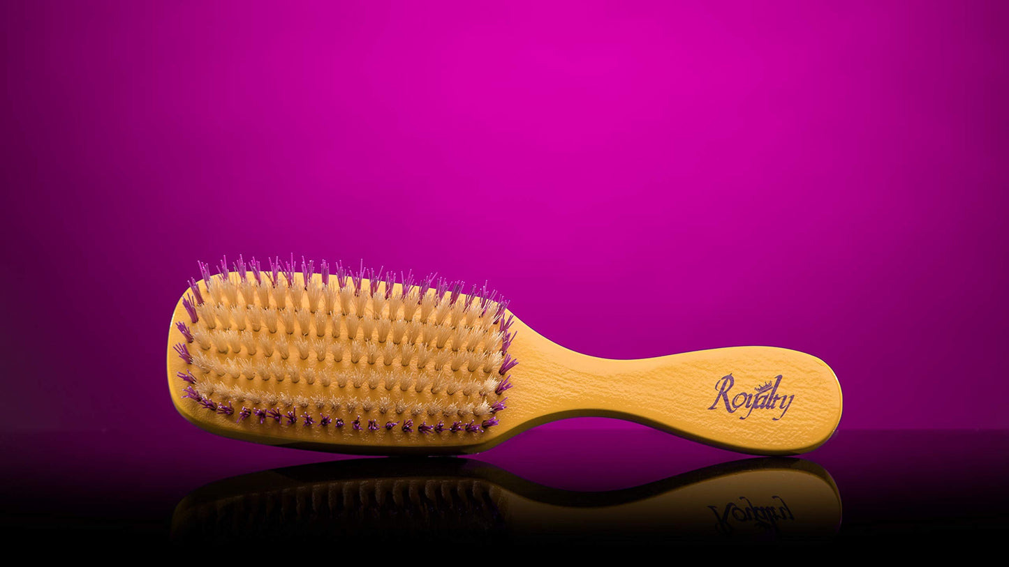 Royalty By Brush King Wave Brush #710- Reinforced Medium Waves Brush - From The Maker Of Torino Pro 360 Wave Brushes Beauty & Personal Care Royalty