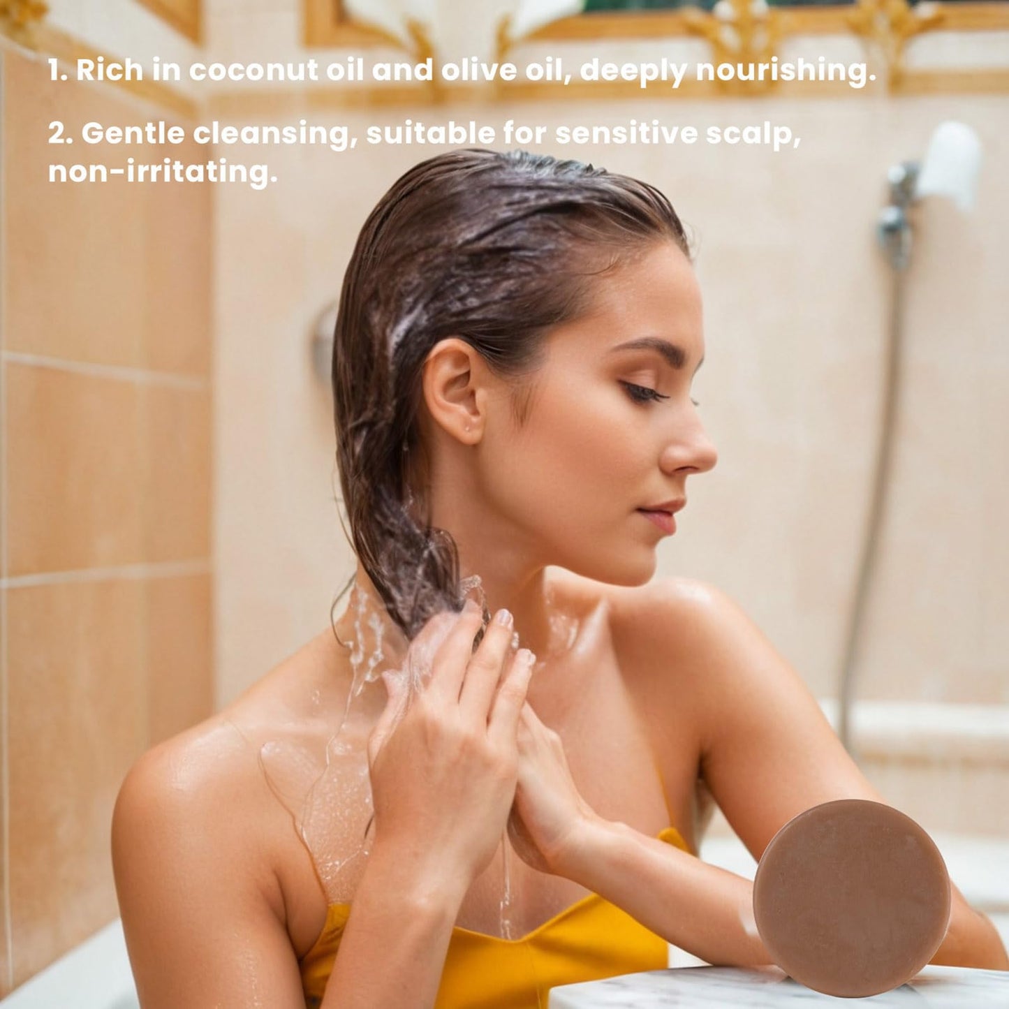 Rice Water Bar Shampoo and Conditioner Set for Hair Growth, Handcrafted Travel Solid Shampoo and Conditioner for Thinning Hair, Hydrating Beauty & Personal Care CLY AMS
