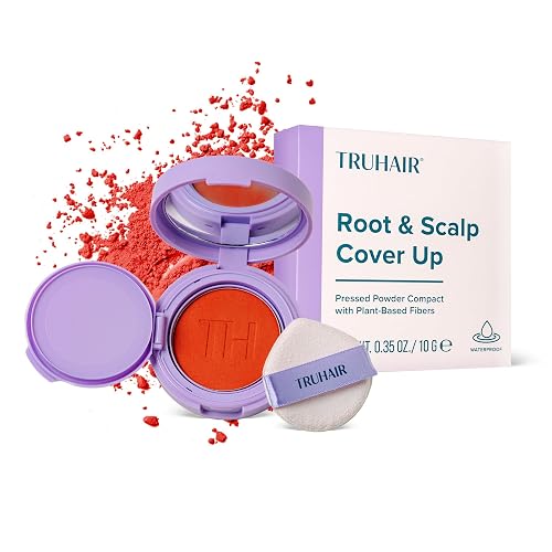 TRUHAIR Root & Scalp Cover Up Pressed Powder Compact, Waterproof, Weightless Hair Coverage & Bald Spot Concealing, Root Touch Up Hair Color for Gray Beauty & Personal Care Truhair