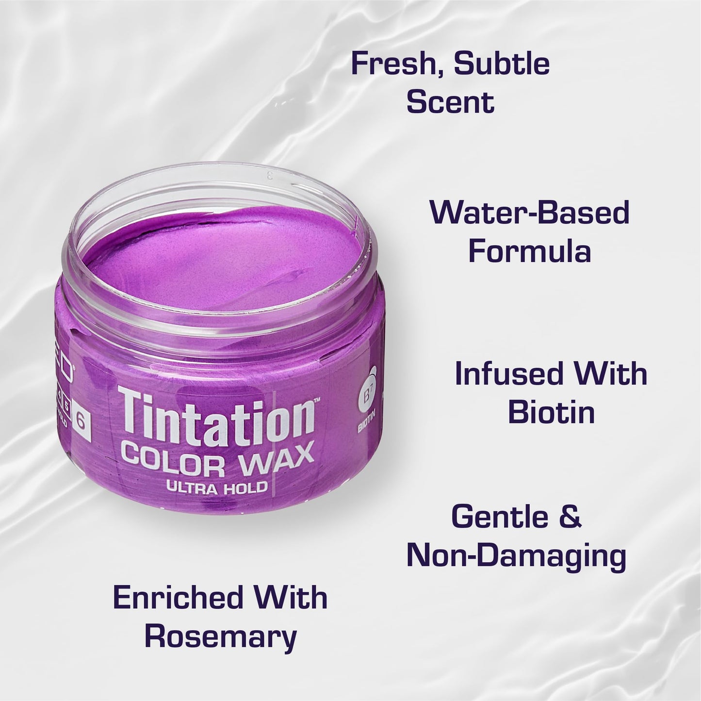Red by Kiss Tintation Temporary Hair Color Wax - Vivid Instant Color, Ultra Hold, Water & Sweat Resistant, Curly Hair Safe, Non-Drying & Damage-Free Beauty & Personal Care Red by Kiss