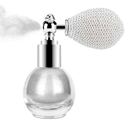 KYDA Glitter Powder Spray, Loose Shimmer Powder, Highlighter Spray Makeup for Face Body Hair, Lasting Glitter Hairspray, Cosmetic Sparkling Body Beauty & Personal Care KYDA
