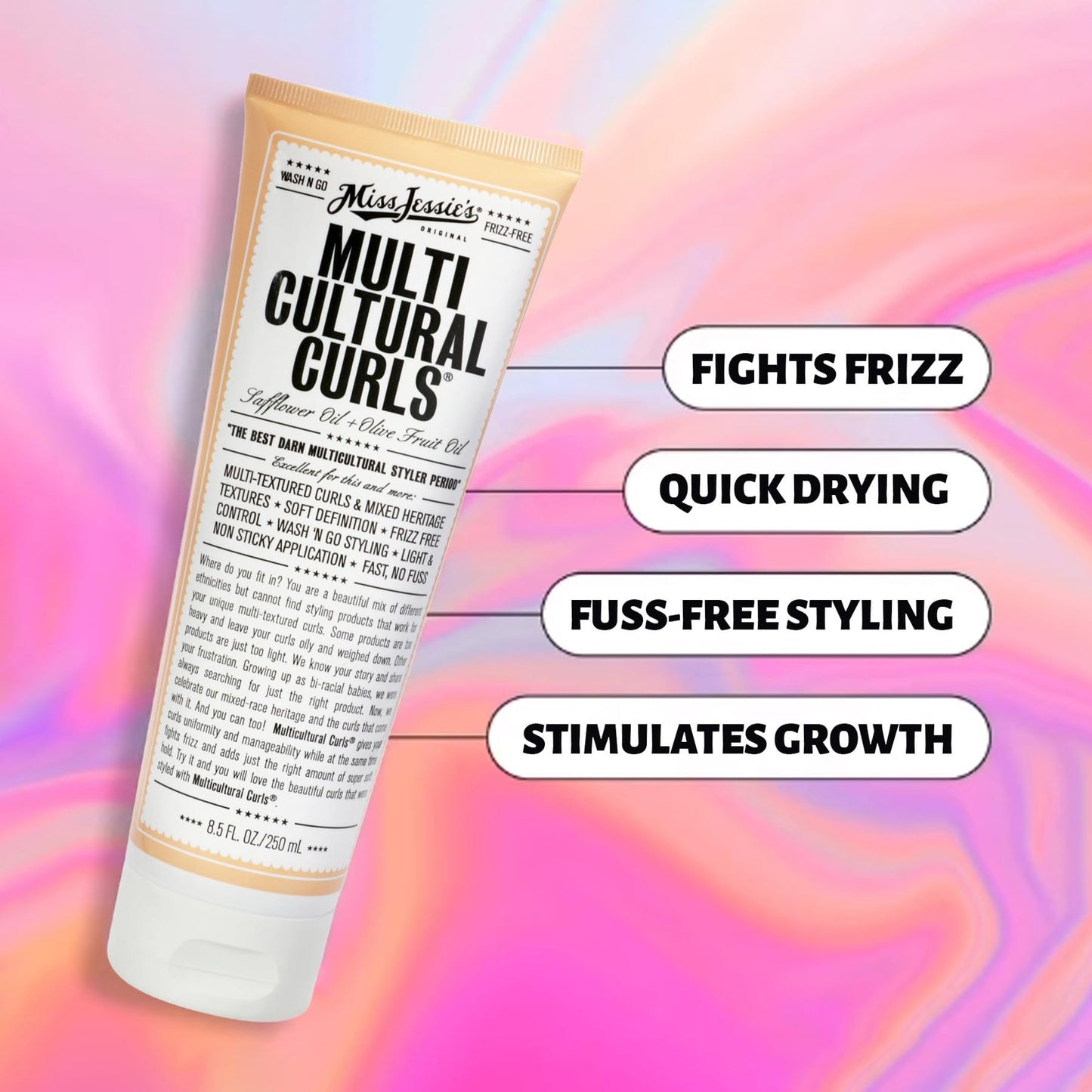 Miss Jessie's Multi Cultural Curls Unisex Cream, 8.5 Ounce (Pack of 1) Beauty & Personal Care Miss Jessie's