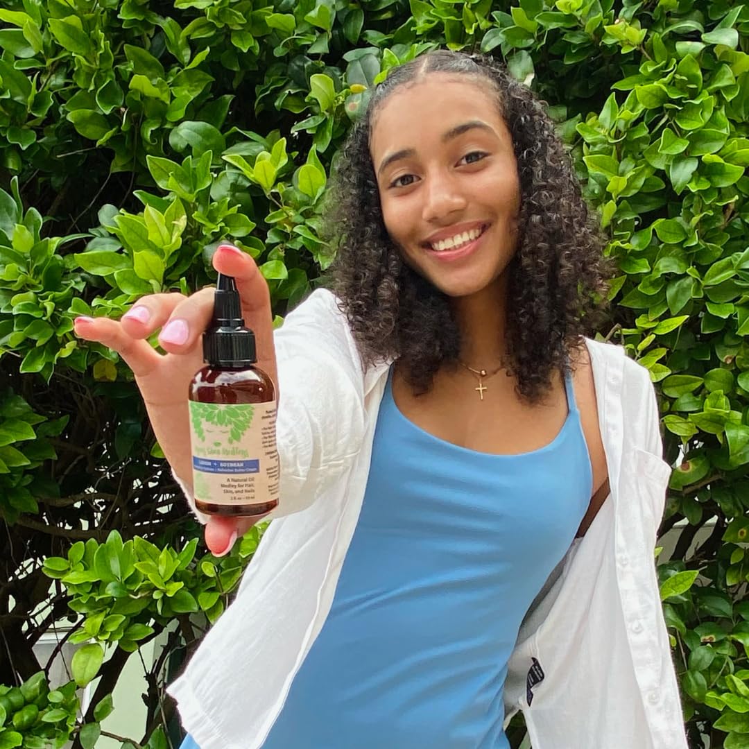 Multiuse Lemon + Soybean Oil Medley for Face, Body, and Hair - Natural Soya Bean Oil, Shea Nut Oil, Lemon Essential Oil, and Vitamin E - Seals in Beauty & Personal Care Kyra's Shea Medleys