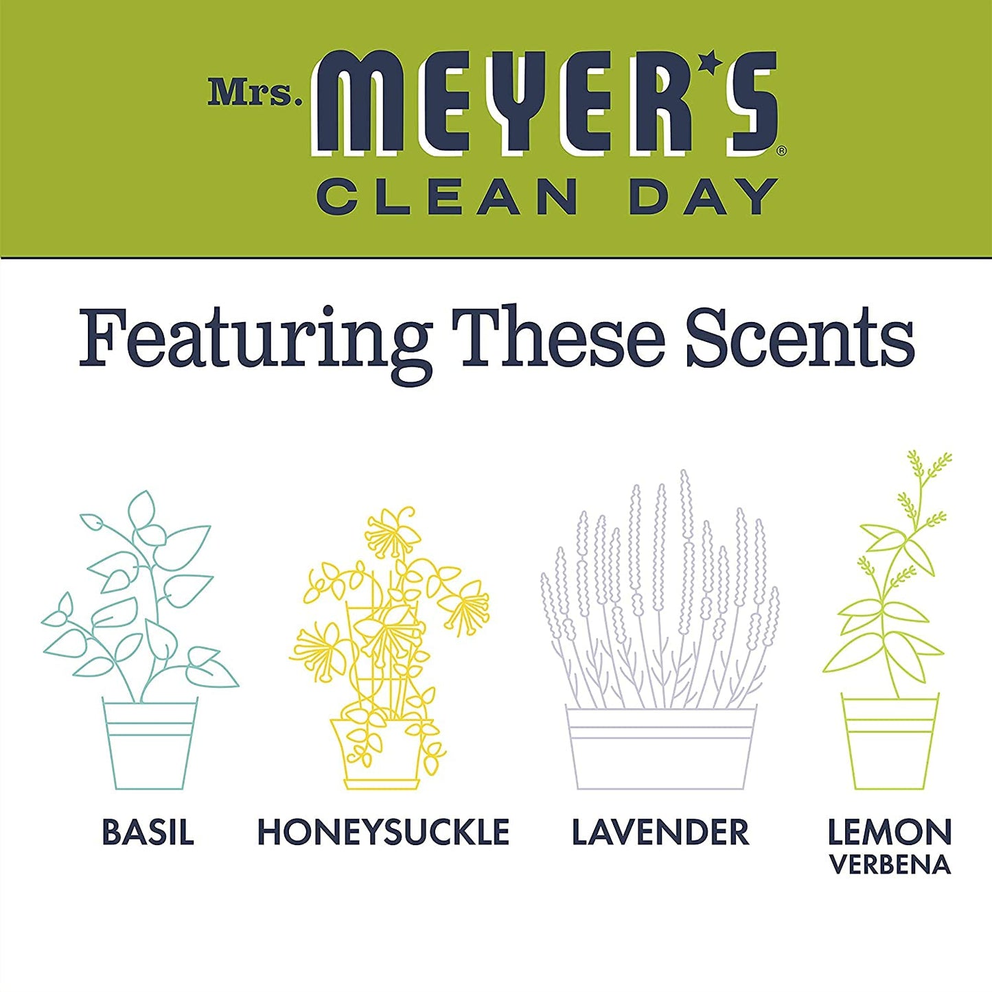 Mrs. Meyer's Lemon Verbena Liquid Hand Soap, Cruelty-Free and Hand Wash Formula Made with Essential Oils,16 oz. (Pack of 2) Beauty & Personal Care Mrs. MEYER'S