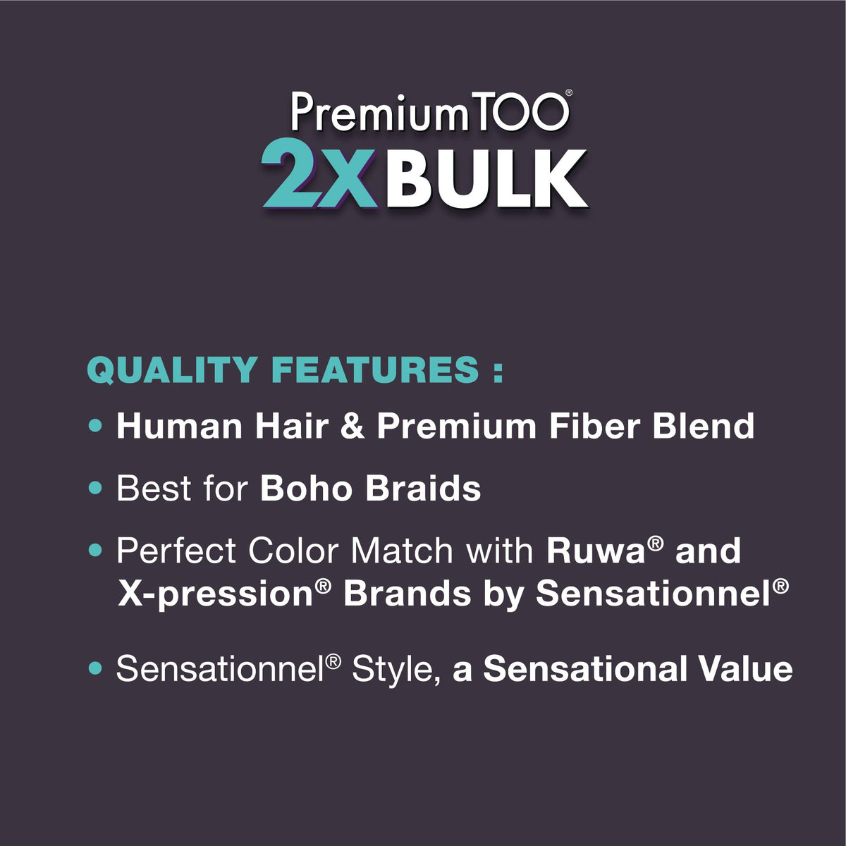 Sensationnel PremiumToo Bulk Weaving-2X Jazzy Water,1pk 18in, 613 BLONDE