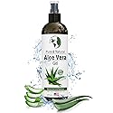 Earth's Daughter Organic Aloe Vera Gel from 100% Pure and Natural Cold Pressed Aloe - Moisturizes - Great for Face - Hair- Sunburn - Aftershave - Bug Beauty & Personal Care Earth's Daughter