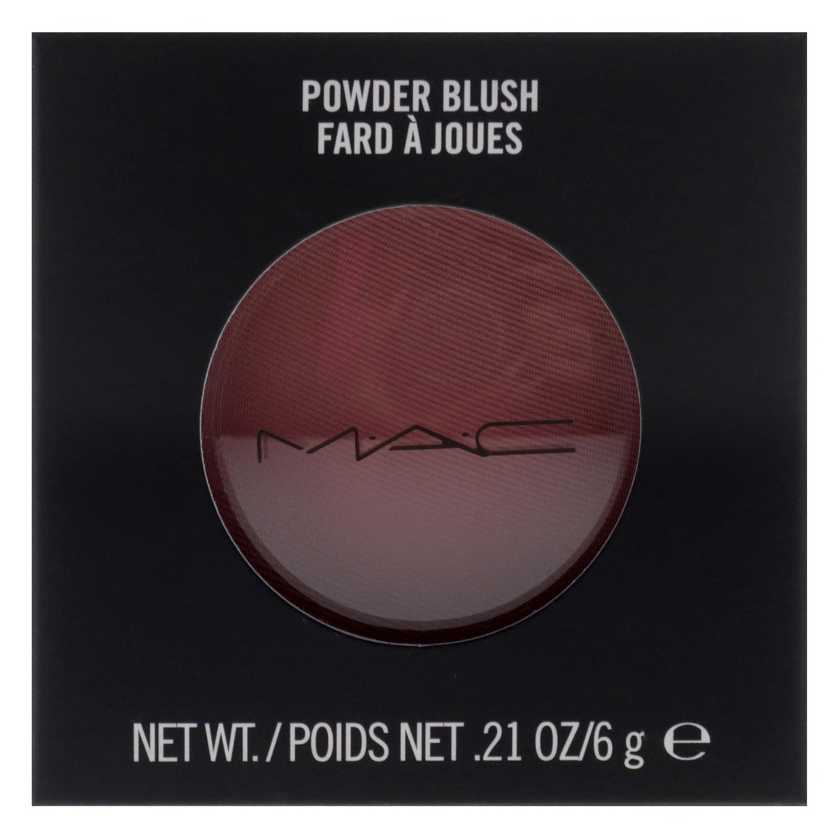 MAC Blush Powder for Women, Desert Rose, desert rose-soft reddish burgundy (matte), 6g/.21 ounce