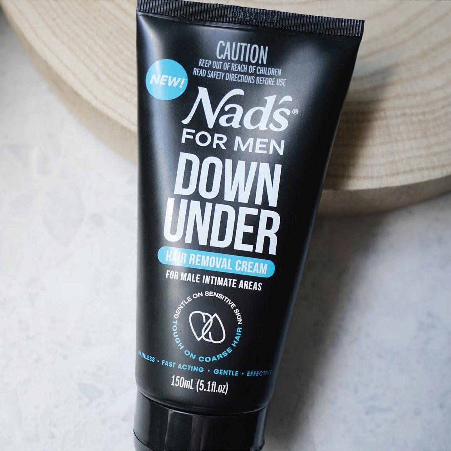 Nad's For Men Down Under Hair Removal Cream - Gentle Depilatory for Body, for Intimate areas, painless, soothing and suitable for all Skin and Hair Beauty & Personal Care Nad's For Men