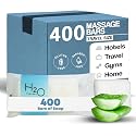 Travel Size Hotel Bar Soap 400 Count 1 oz Massage Bars Guest Amenities for Hotels Vacation Rentals and Short Term Rentals Paraben Free Green Tea Scent Beauty & Personal Care H2O Therapy