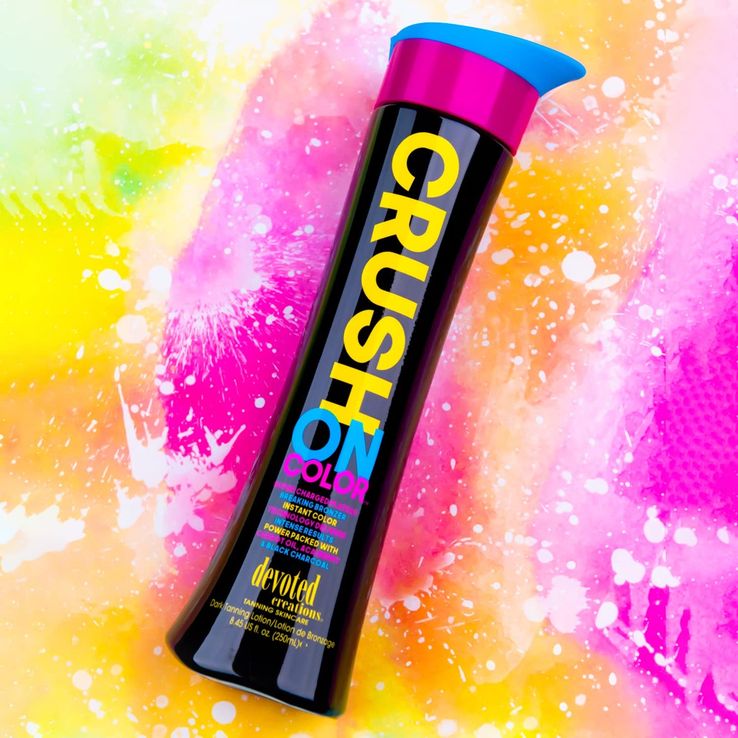 Devoted Creations Crush On Color Tanning Lotion - Super Charged Dark Bronzer - Instant Color Technology - Power Packed with Carrot Oil, Acai Berry Beauty & Personal Care Devoted Creations
