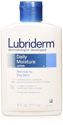 Lubriderm Daily Moisture Lotion for Normal to Dry Skin, 6 fl oz (177 ml) Beauty & Personal Care Lubriderm