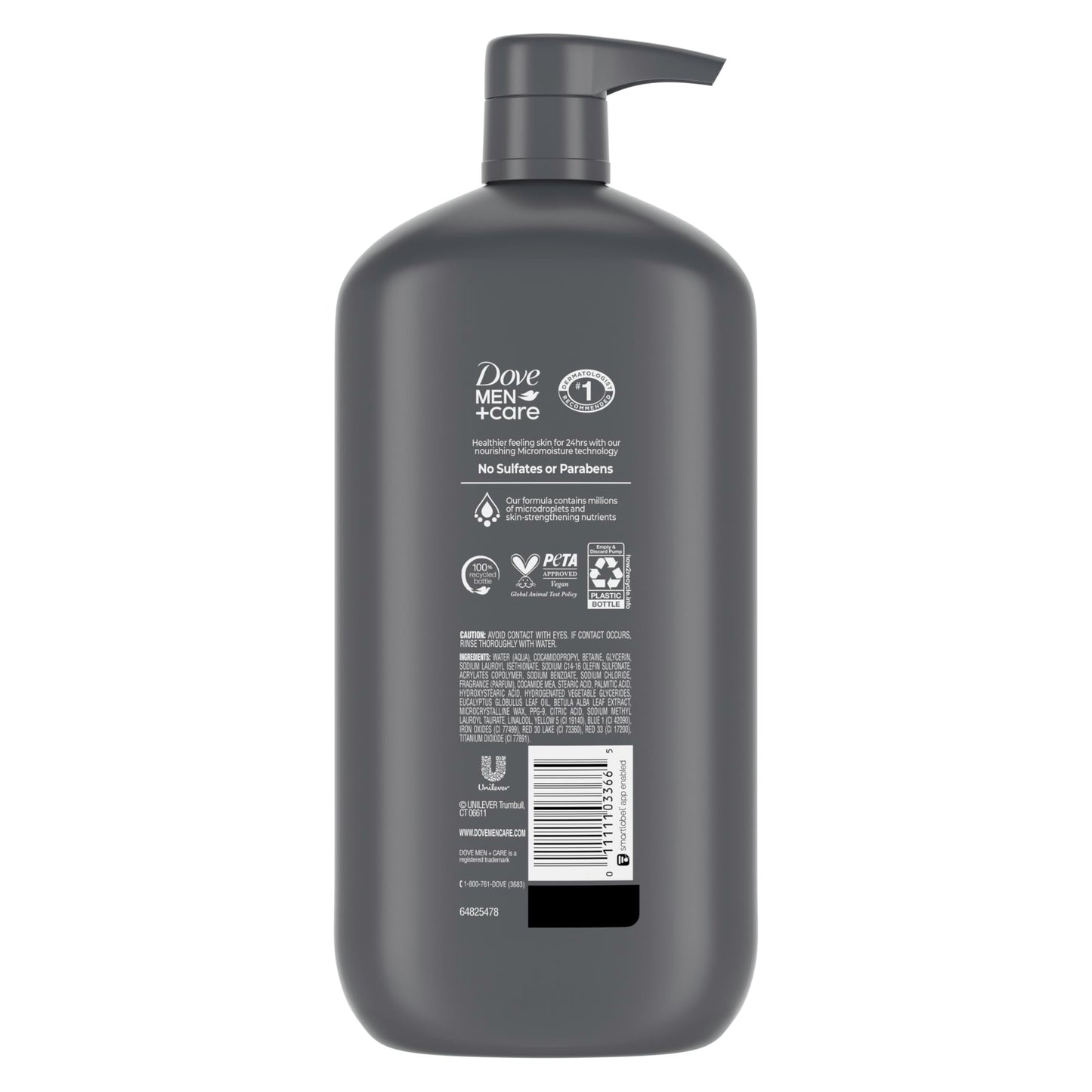 DOVE MEN + CARE Relaxing Blue Eucalyptus + Birch Body and Face Wash with 24-Hour Nourishing Micromoisture Technology Body Wash for Men 30 oz Beauty & Personal Care DOVE MEN + CARE