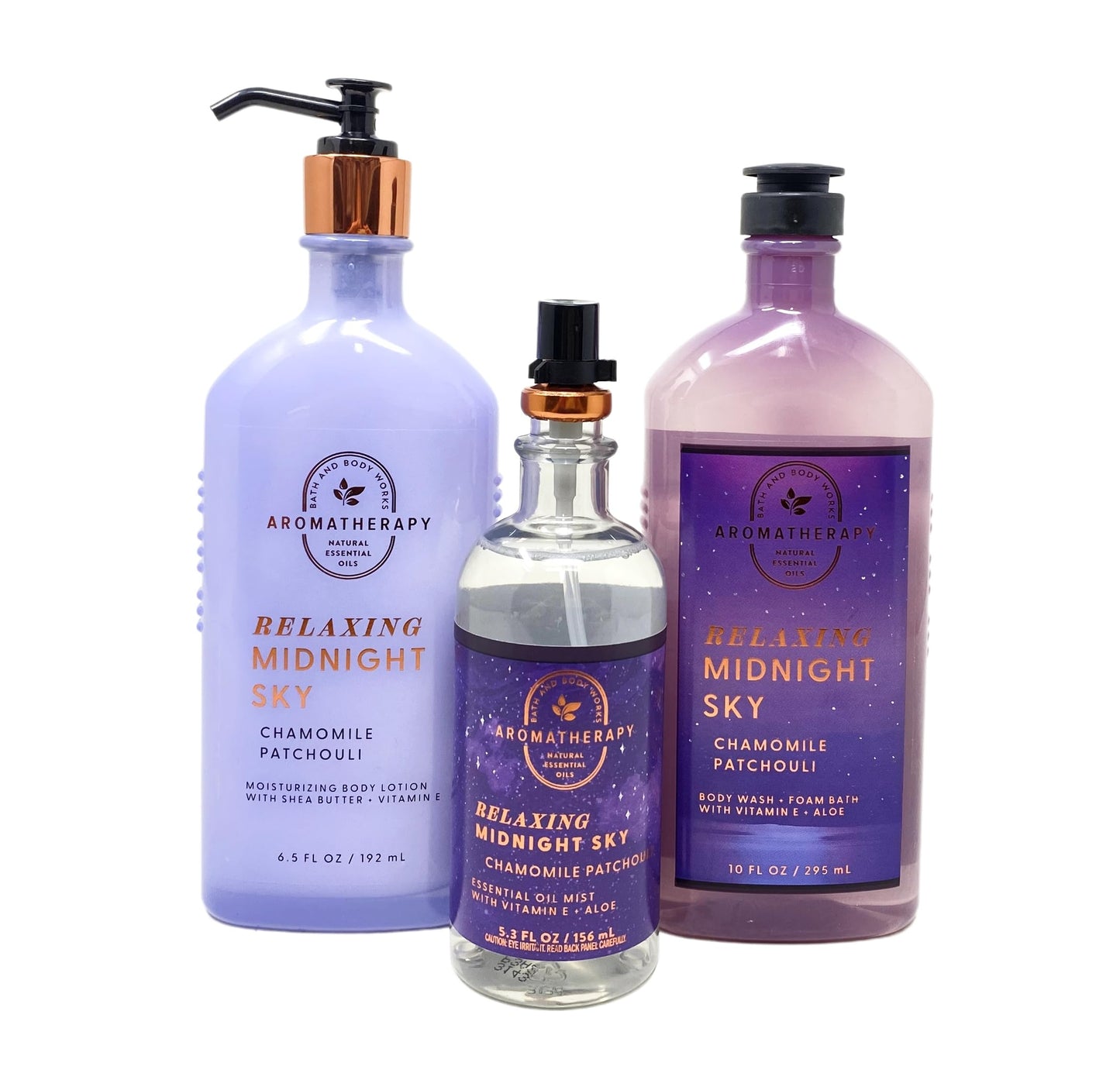 Bath & Body Works Chamomile Patchouli Body Care Set - Whole Body Wash, Lotion & Mist Beauty and Personal Care Bath & Body Works