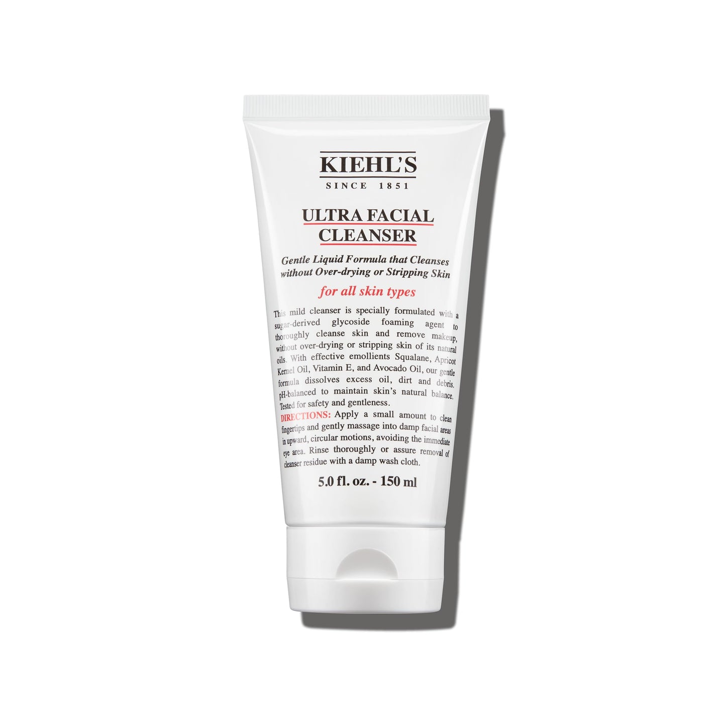 Kiehl's Ultra Facial Cleanser, Gentle Face Wash for All Skin Types, Foaming and Hydrating Formula, Gently Exfoliates and Moisturizes, Removes Makeup Beauty and Personal Care Kiehl's