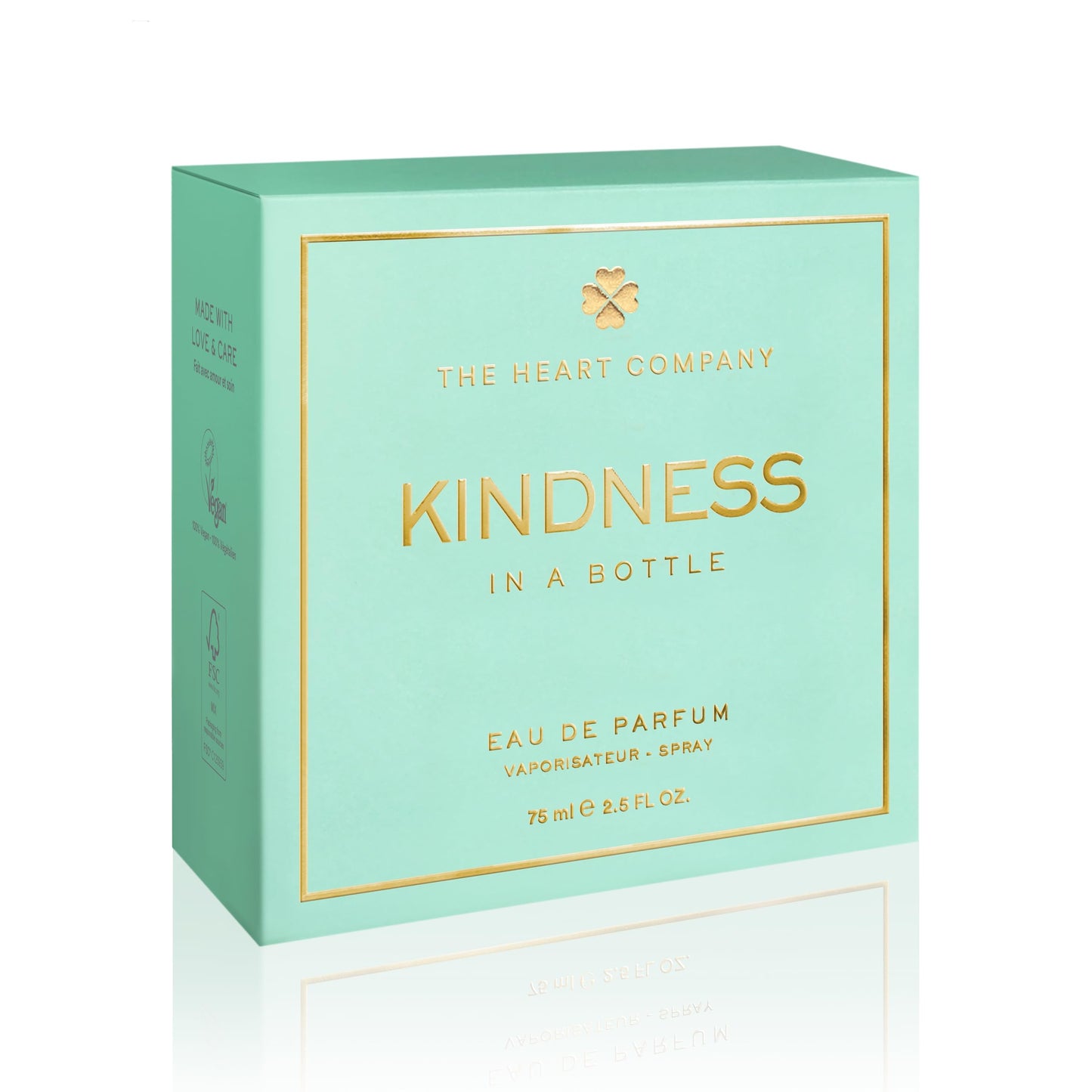 THE HEART COMPANY KINDNESS in a bottle | Fresh Perfume for women | Vegan Women's Eau de Parfum | Unisex Fragrance 75ml - 2.5 fl oz. Beauty & Personal Care THE HEART COMPANY