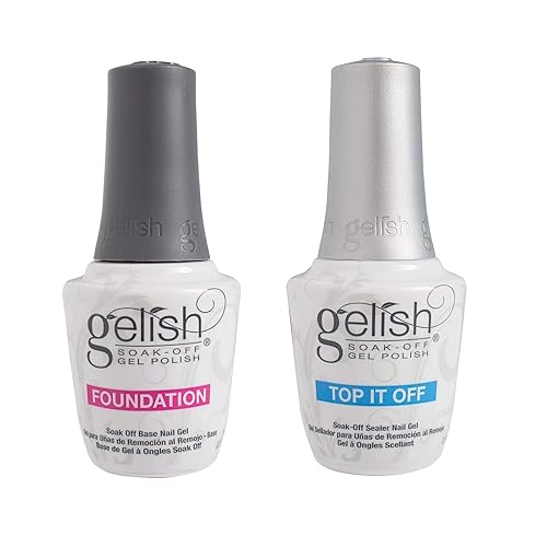 Gelish Dynamic Duo Soak Off Gel Nail Polish - Foundation Base and Top Sealer Beauty & Personal Care Gelish