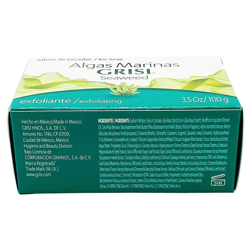 Grisi Grisi Seaweed Algas Marina Bar Soap 3.5 Oz, 3.5 Ounce Beauty & Personal Care Grisi