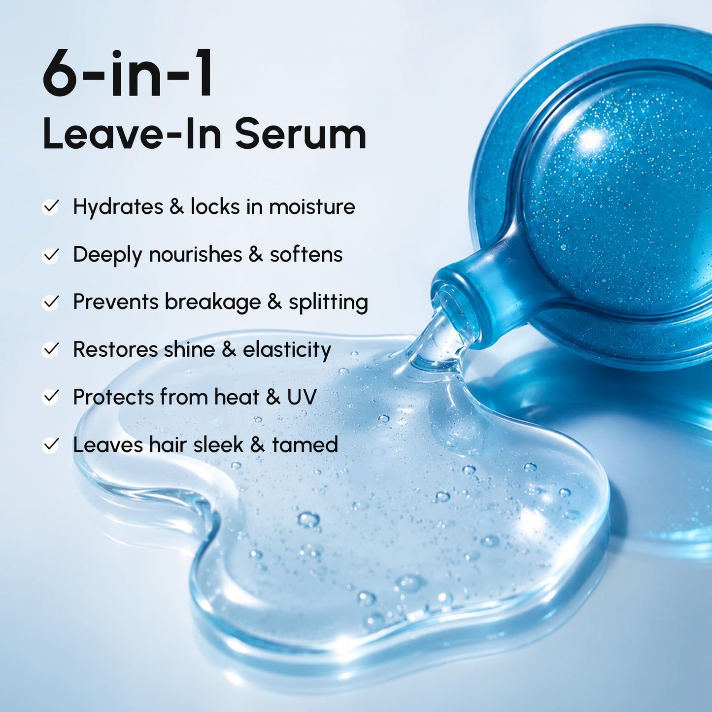 MAREE Hair Serum for Frizzy Dry Hair - Styling Capsules with Keratin, Argan Oil, Vitamins A E B5 - UV & Heat Protectant Frizz Control Serum for Women Beauty and Personal Care MAREE