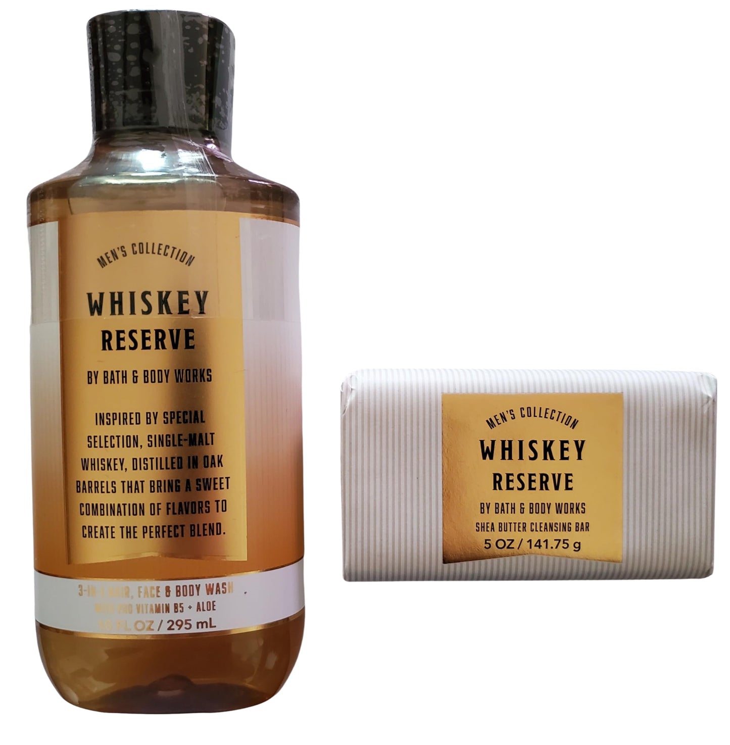 Bath & Body Works Whiskey Reserve 3-in-1 Hair, Face & Body Wash and Bar Soap Beauty & Personal Care Bath & Body Works