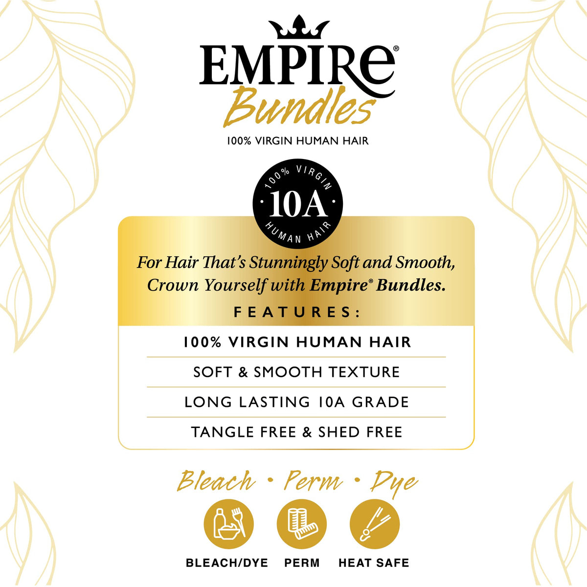 Sensationnel Empire Bundles Multi-Straight,12 14 16 Inch, NATURAL