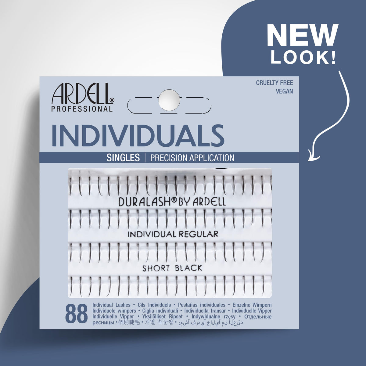 Ardell Professional Individual Regular Short Black, 1 Pack