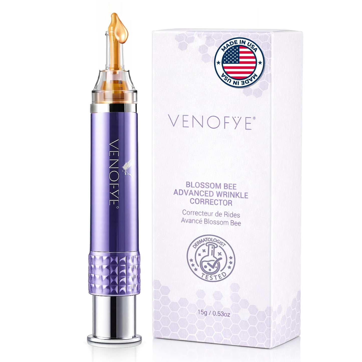 Venofye Blossom Bee Advanced Wrinkle Serum - with Bee Venom - 0.53 Oz Beauty & Personal Care Venofye